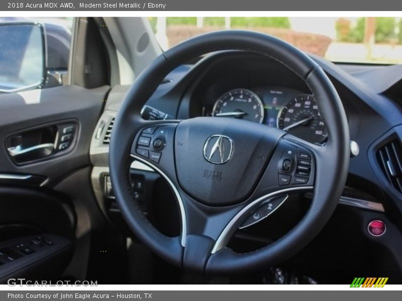 Modern Steel Metallic / Ebony 2018 Acura MDX AWD
