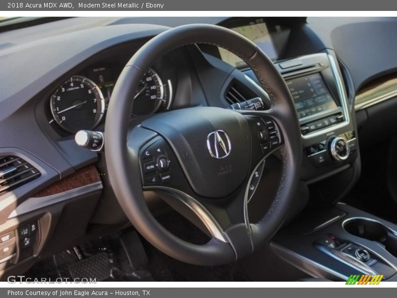 Modern Steel Metallic / Ebony 2018 Acura MDX AWD