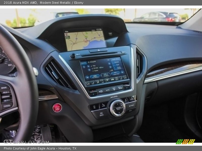 Modern Steel Metallic / Ebony 2018 Acura MDX AWD