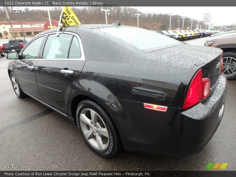 Black Granite Metallic / Ebony 2012 Chevrolet Malibu LT