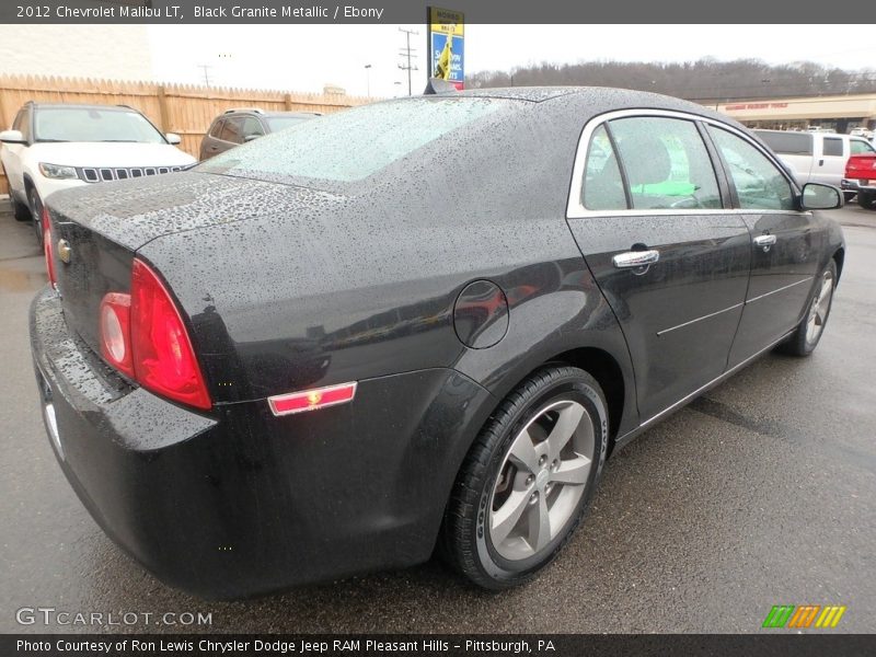 Black Granite Metallic / Ebony 2012 Chevrolet Malibu LT
