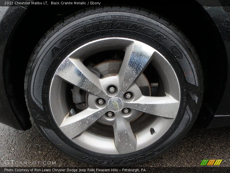 Black Granite Metallic / Ebony 2012 Chevrolet Malibu LT