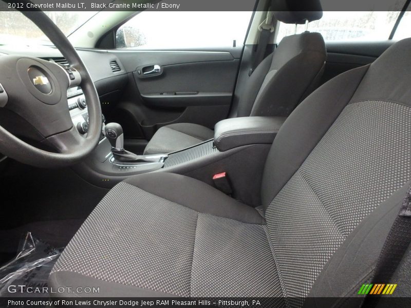 Black Granite Metallic / Ebony 2012 Chevrolet Malibu LT