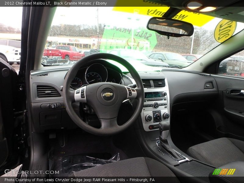 Black Granite Metallic / Ebony 2012 Chevrolet Malibu LT