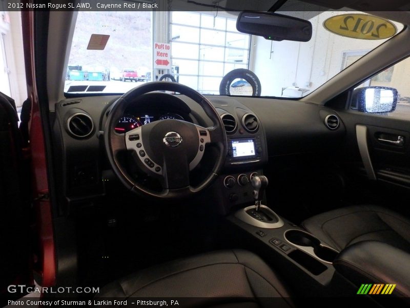 Cayenne Red / Black 2012 Nissan Rogue SL AWD