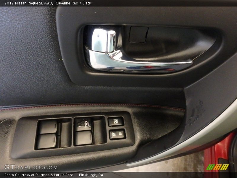 Cayenne Red / Black 2012 Nissan Rogue SL AWD
