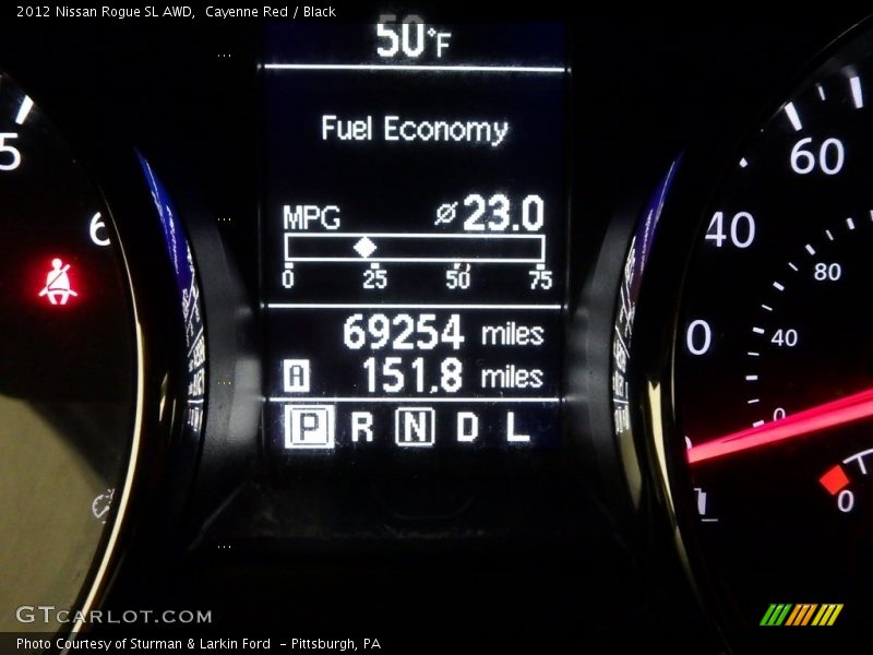 Cayenne Red / Black 2012 Nissan Rogue SL AWD