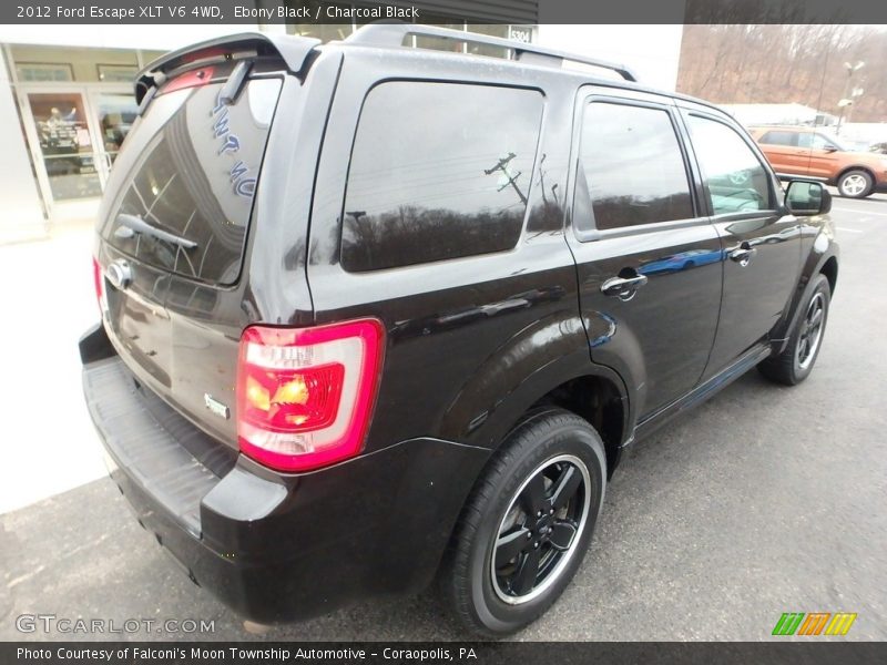 Ebony Black / Charcoal Black 2012 Ford Escape XLT V6 4WD