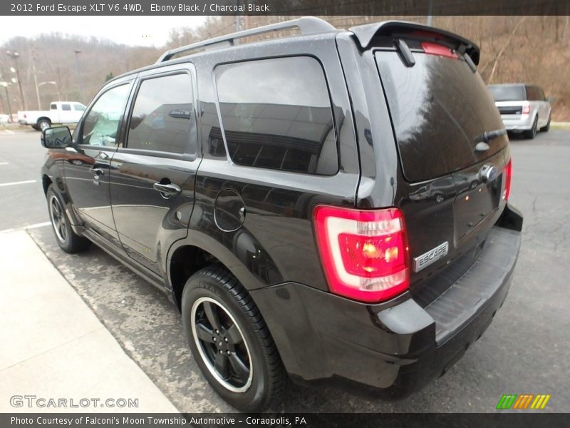 Ebony Black / Charcoal Black 2012 Ford Escape XLT V6 4WD