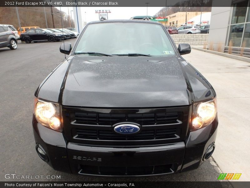 Ebony Black / Charcoal Black 2012 Ford Escape XLT V6 4WD