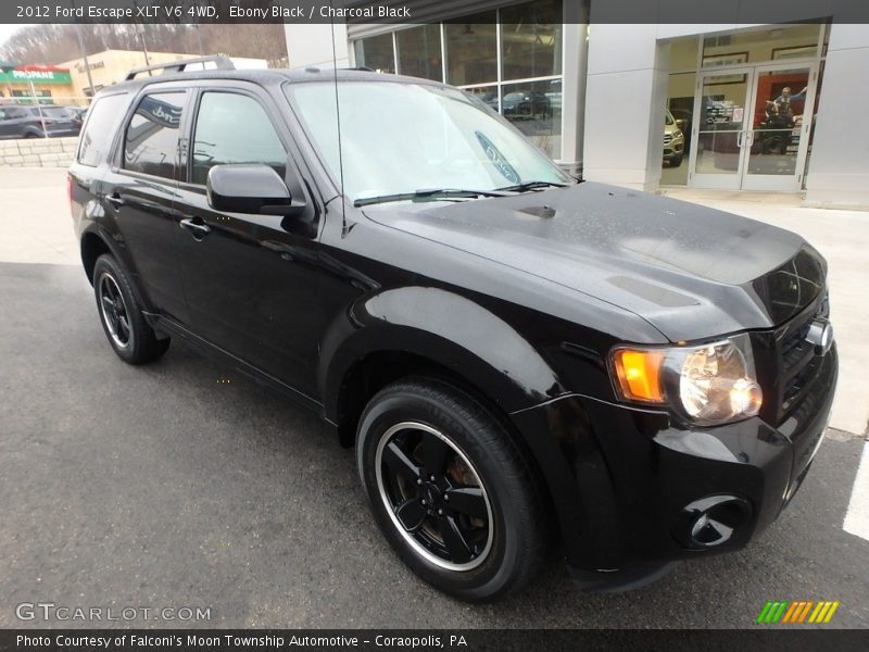 Ebony Black / Charcoal Black 2012 Ford Escape XLT V6 4WD