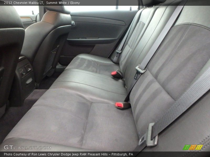 Summit White / Ebony 2012 Chevrolet Malibu LT