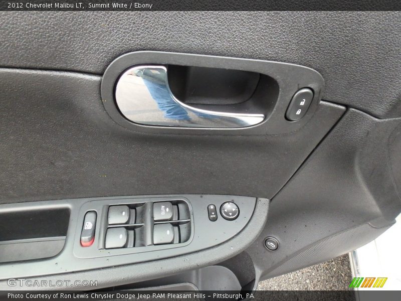 Summit White / Ebony 2012 Chevrolet Malibu LT