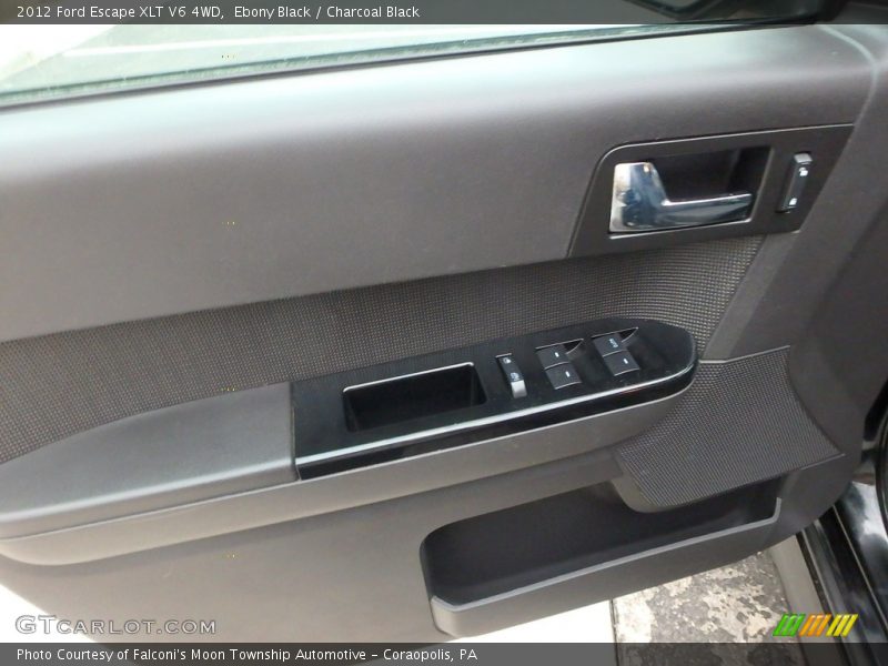 Ebony Black / Charcoal Black 2012 Ford Escape XLT V6 4WD