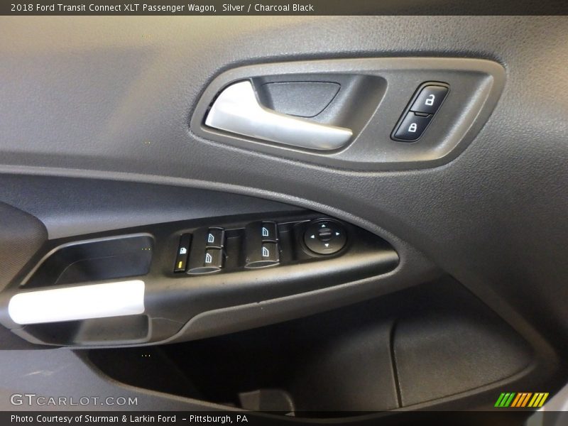 Silver / Charcoal Black 2018 Ford Transit Connect XLT Passenger Wagon