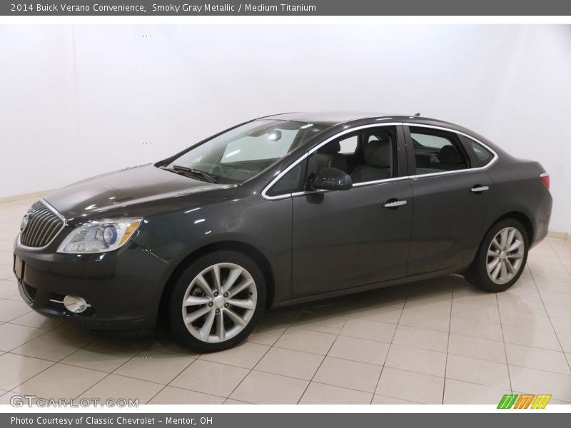 Smoky Gray Metallic / Medium Titanium 2014 Buick Verano Convenience