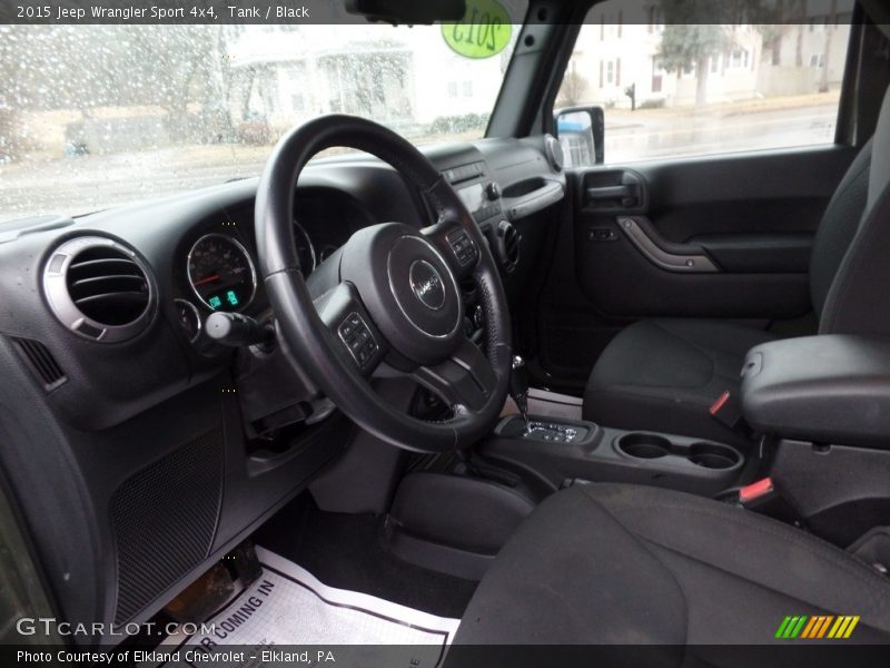 Tank / Black 2015 Jeep Wrangler Sport 4x4