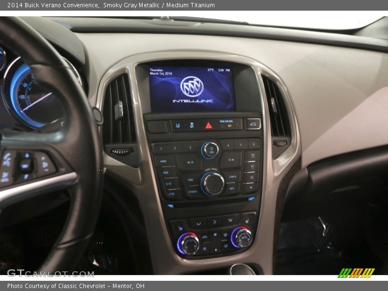 Smoky Gray Metallic / Medium Titanium 2014 Buick Verano Convenience