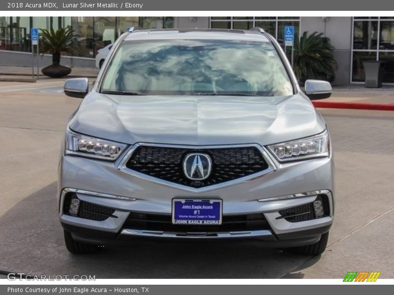 Lunar Silver Metallic / Ebony 2018 Acura MDX