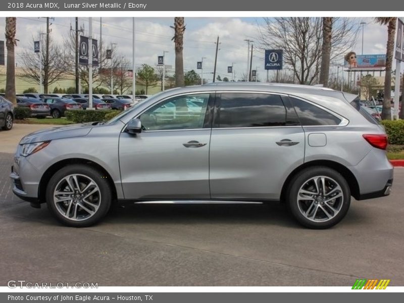 Lunar Silver Metallic / Ebony 2018 Acura MDX