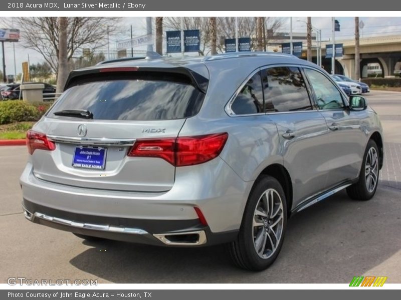 Lunar Silver Metallic / Ebony 2018 Acura MDX