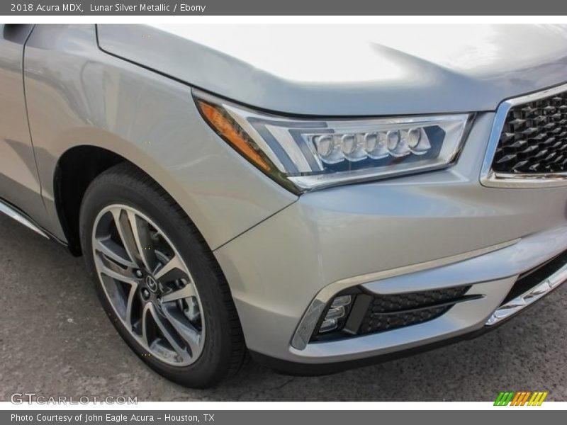 Lunar Silver Metallic / Ebony 2018 Acura MDX