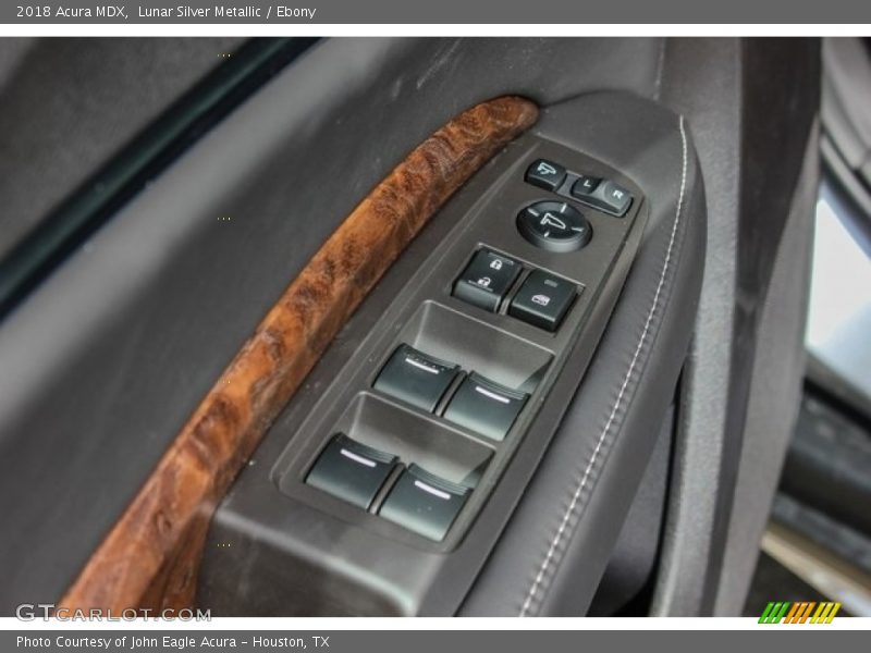 Lunar Silver Metallic / Ebony 2018 Acura MDX