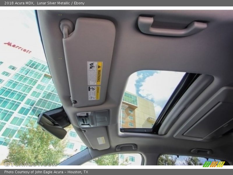 Lunar Silver Metallic / Ebony 2018 Acura MDX