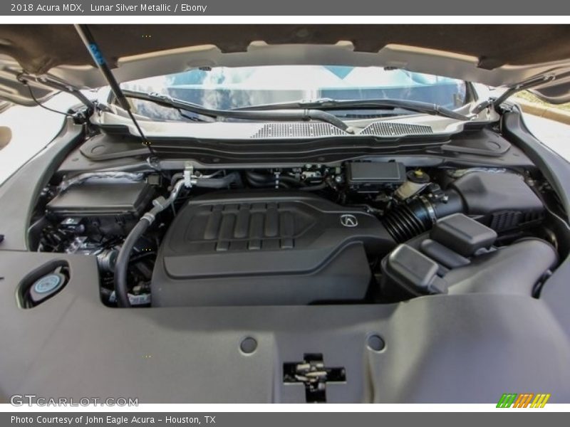 Lunar Silver Metallic / Ebony 2018 Acura MDX