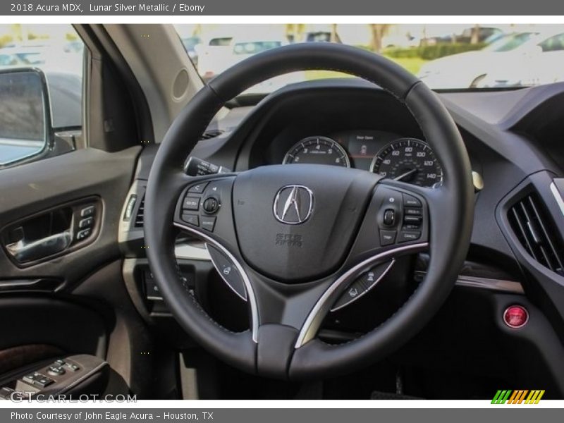 Lunar Silver Metallic / Ebony 2018 Acura MDX