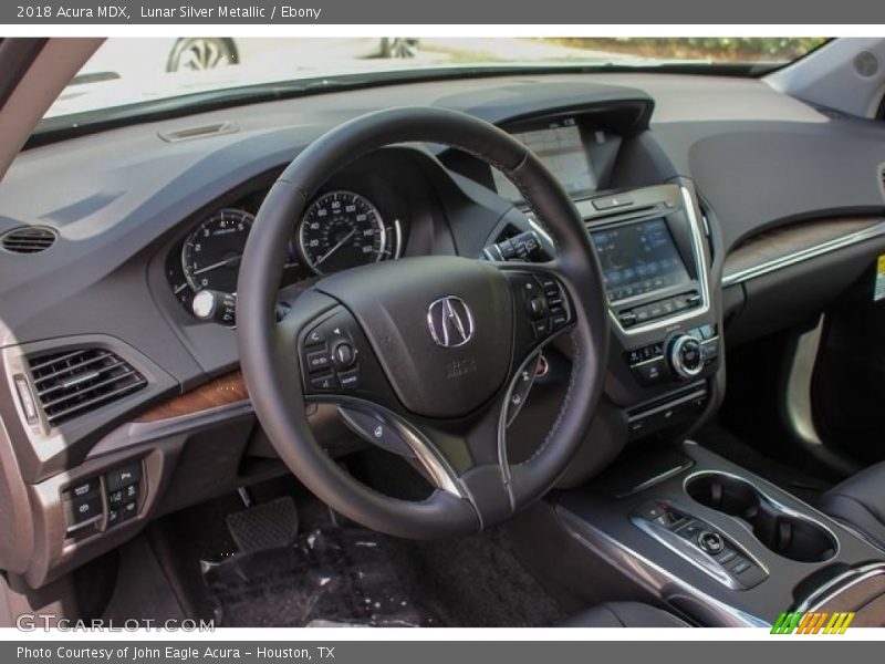 Lunar Silver Metallic / Ebony 2018 Acura MDX
