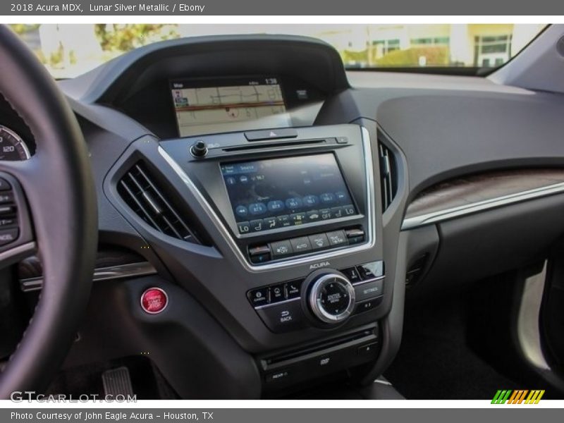 Lunar Silver Metallic / Ebony 2018 Acura MDX