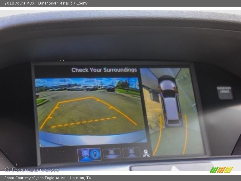 Lunar Silver Metallic / Ebony 2018 Acura MDX