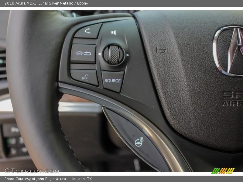 Lunar Silver Metallic / Ebony 2018 Acura MDX