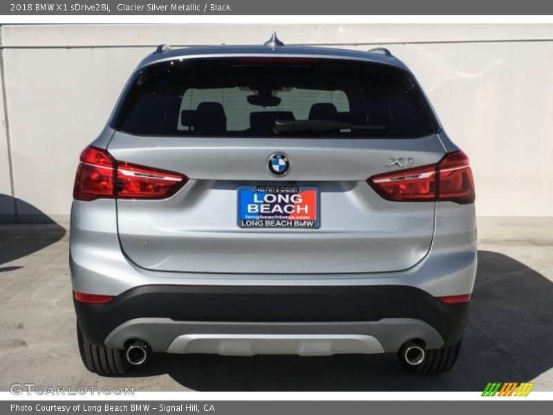 Glacier Silver Metallic / Black 2018 BMW X1 sDrive28i