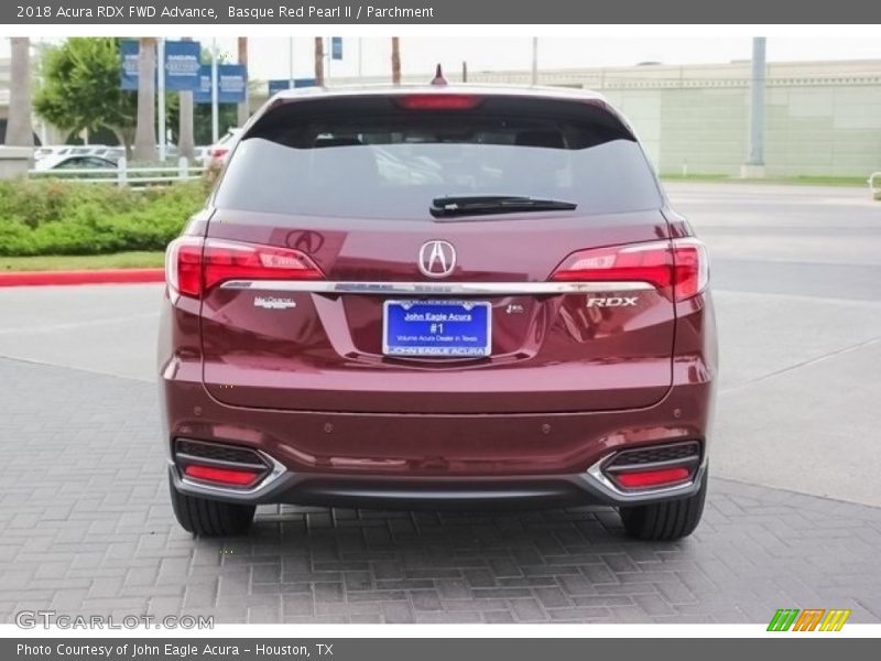 Basque Red Pearl II / Parchment 2018 Acura RDX FWD Advance