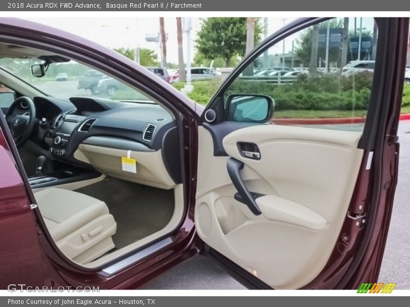 Basque Red Pearl II / Parchment 2018 Acura RDX FWD Advance