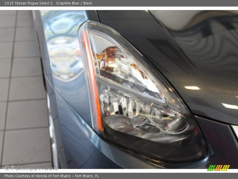 Graphite Blue / Black 2015 Nissan Rogue Select S