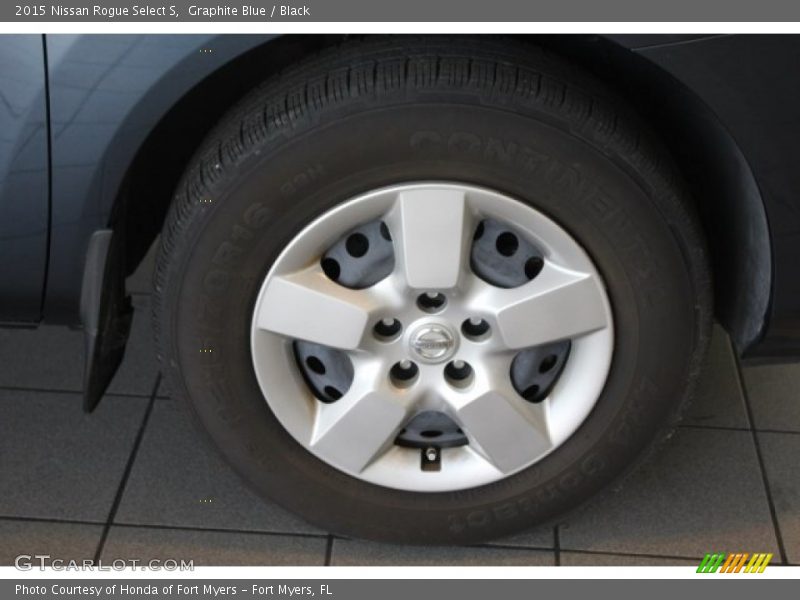 Graphite Blue / Black 2015 Nissan Rogue Select S