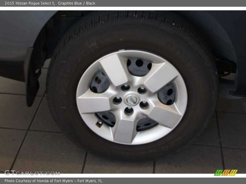 Graphite Blue / Black 2015 Nissan Rogue Select S