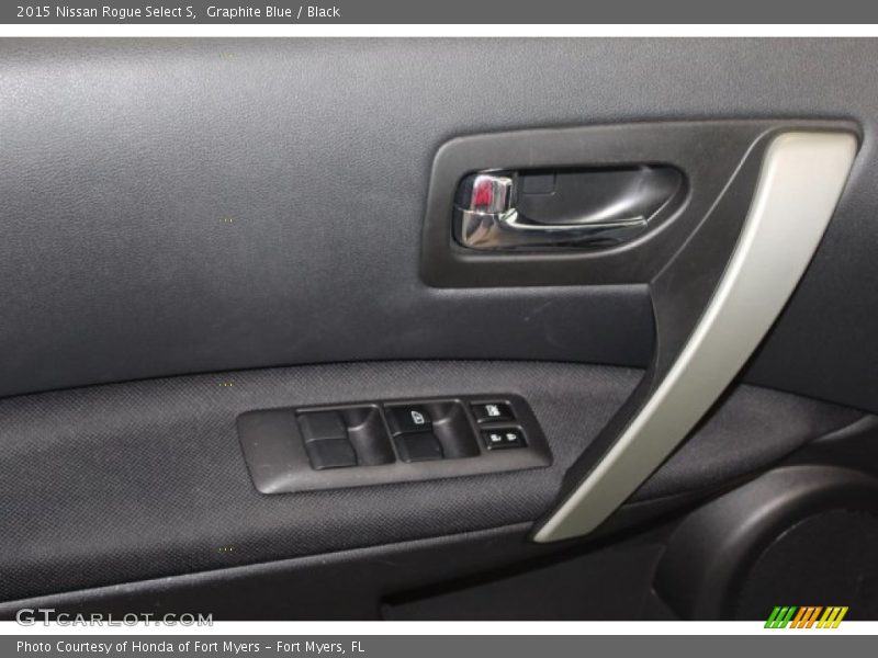 Graphite Blue / Black 2015 Nissan Rogue Select S