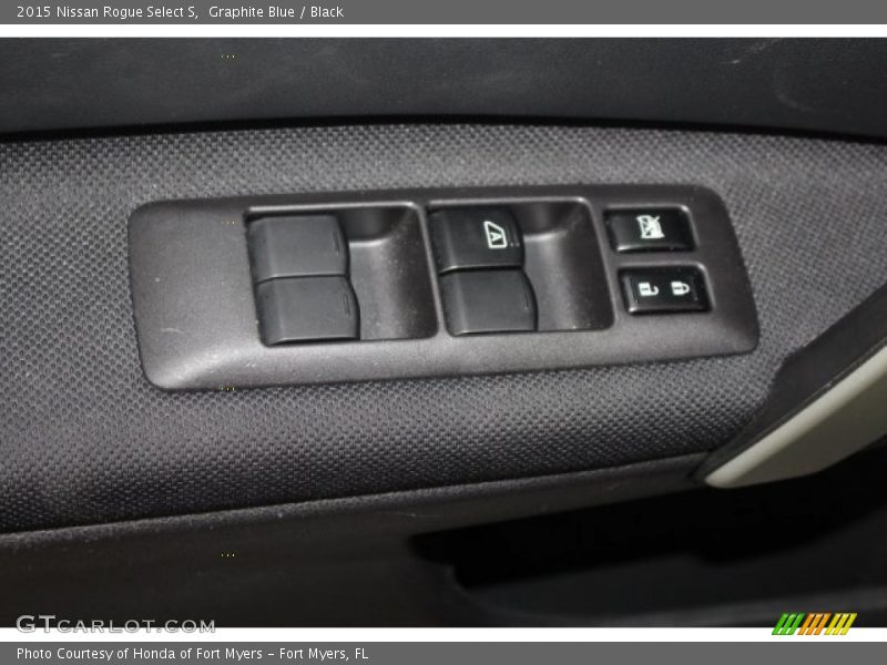 Graphite Blue / Black 2015 Nissan Rogue Select S