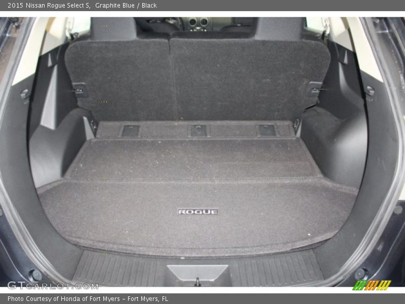 Graphite Blue / Black 2015 Nissan Rogue Select S