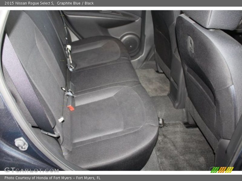 Graphite Blue / Black 2015 Nissan Rogue Select S