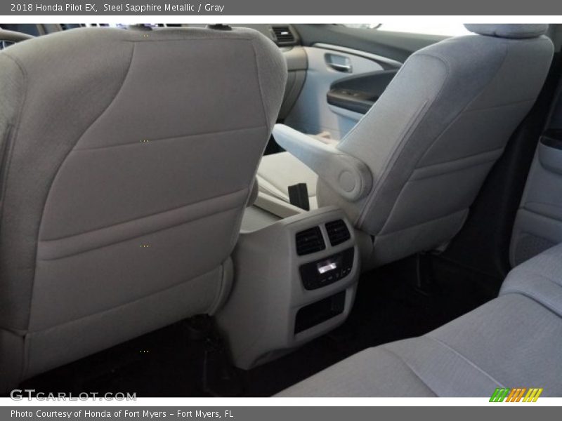 Steel Sapphire Metallic / Gray 2018 Honda Pilot EX