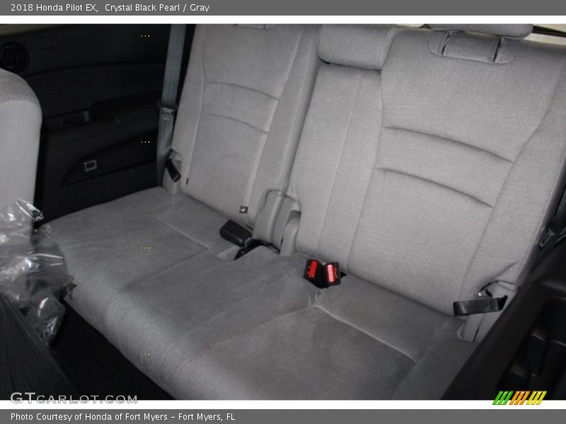 Crystal Black Pearl / Gray 2018 Honda Pilot EX