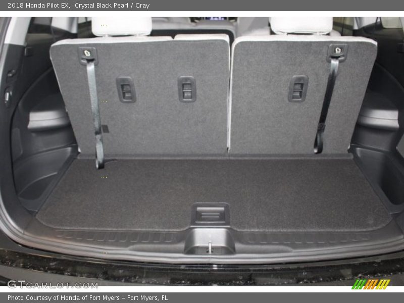Crystal Black Pearl / Gray 2018 Honda Pilot EX