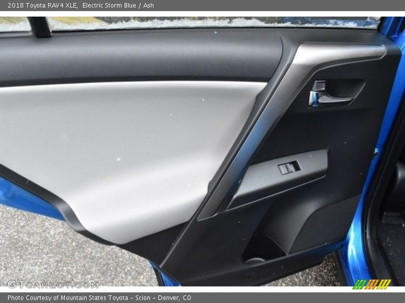 Electric Storm Blue / Ash 2018 Toyota RAV4 XLE