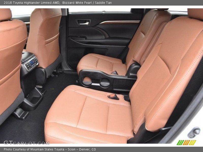 Blizzard White Pearl / Saddle Tan 2018 Toyota Highlander Limited AWD