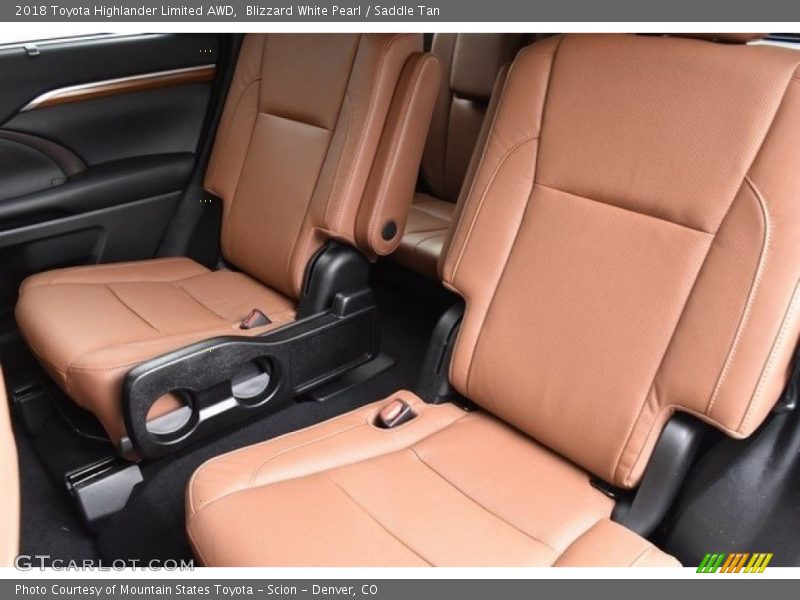 Blizzard White Pearl / Saddle Tan 2018 Toyota Highlander Limited AWD